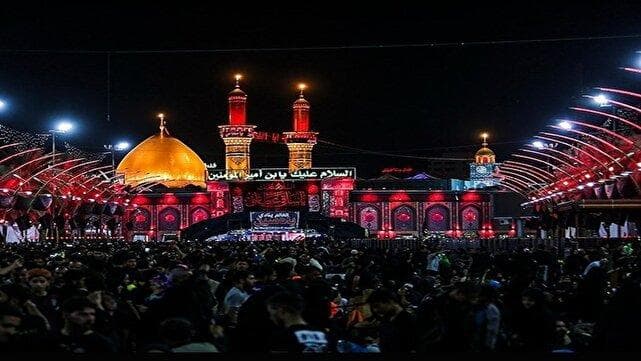 وقتی بین الحرمین در آستانه اربعین حسینی رنگ و بوی شهدایی گرفت + فیلم