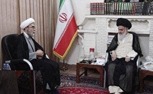 دیدار رئیس شورای هماهنگی تبلیغات اسلامی کشور با مراجع و علما در قم
