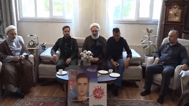 دیدار با خانواده شهید اقتدار امیر محمد راد مهر در سراب