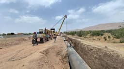 فیلم/ انتقال آب از سد طالقان به تهران