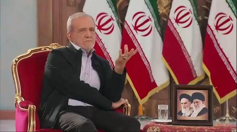 فیلم/ پزشکیان: پشت چهره زیبای آمریکا، شیطان است