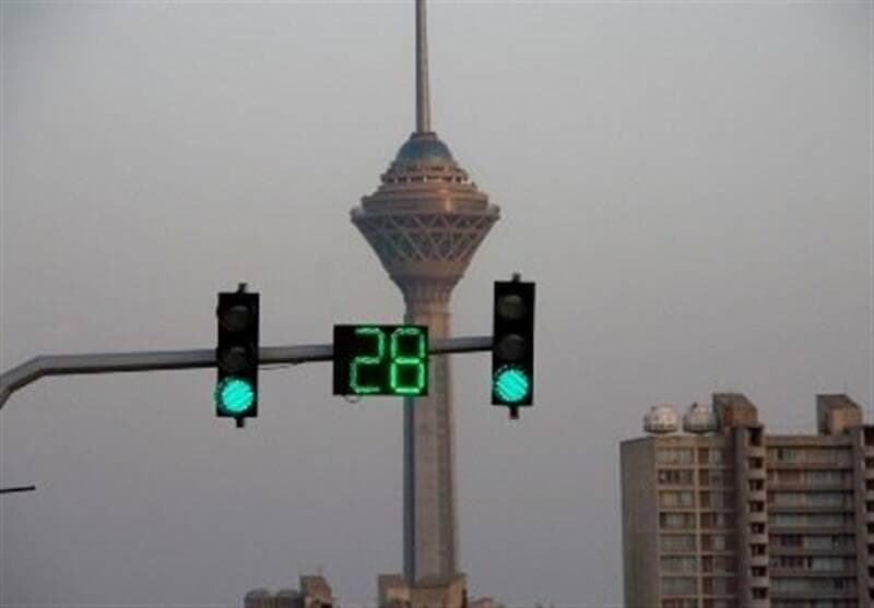 رفع خاموشی ۲۰ درصد چراغ‌های راهنمایی تهران