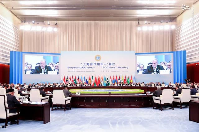 عکس/ نشست سران سازمان همکاری شانگهای پلاس