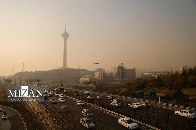 هوای تهران در شرایط ناسالم برای گروه‌های حساس