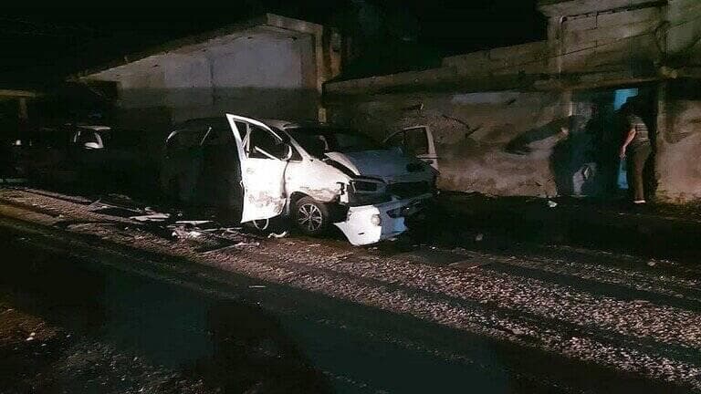 یک خودروی نظامی پر از سلاح در حلب منفجر شد