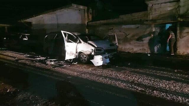 یک خودروی نظامی پر از سلاح در حلب منفجر شد