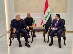 دیدار علی لاریجانی با مشاور امنیت ملی عراق