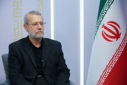 حضور لاریجانی در محل شهادت حاج قاسم سلیمانی و ابومهدی المهندس | عکس