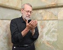 حضور علی لاریجانی در بین‌الحرمین کربلا