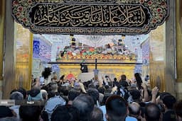 حرم حضرت ابالفضل العباس(ع) در آستانه اربعین حسینی