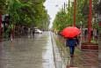 هوای بارانی وخنک گیلان در روز‌های پایانی تابستان