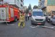 مصدومین حادثه آتش سوزی کرج دچار مشکل تنفسی شدند
