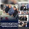 حضور سرپرست شهرداری و عضو شورای اسلامی شهر لنگرود در مراسم گلباران مزار شهدای شهر لنگرود به مناسبت فرا رسیدن هفته دولت