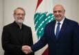 دیدار لاریجانی با رئیس جمهور لبنان