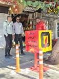 جعبه اطفای حریق آتش‌نشانی در بجنورد نصب شد