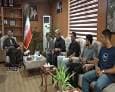 دیدار فرماندار مهاباد با ورزشکاران تیم ملی روئینگ مهاباد