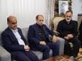 دیدار وزیر جهاد کشاورزی با خانواده شهید محراب بشارتی در بندرانزلی