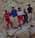 نجات کوهنورد مشهدی در ارتفاعات کوه کینو منطقه لبد