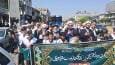 ۷۳۰ خادمیار رضوی در بهشهر هم‌نوا با «یا رضا» پیاده‌روی کردند