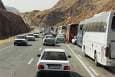 ترافیک پرحجم در مبادی ورودی مرکز خراسان جنوبی