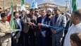 بهره‌برداری از طرح ساماندهی ورودی شهر مهاباد از سمت جاده میاندوآب