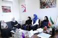 دیدار لژیونر‌های جوانان دختران هاکی روی یخ با نایب رئیس کمیته ملی المپیک