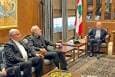 دیدار لاریجانی با رئیس مجلس لبنان (فیلم)