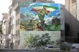 رونمایی از نقاشی دیواری حسن روح‌الامین در اتوبان صیاد؛ ادای احترام به سرداران شهید سپاه پاسداران