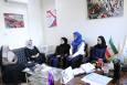 دیدار لژیونر‌های جوانان دختران هاکی روی یخ با نایب رئیس کمیته ملی المپیک