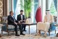 ديدار وزیر امور خارجه با امیر قطر