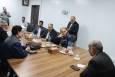 نشست محمدرضا صباغیان با مدیرعامل و تعدادی از مسئولان شرکت سنگ‌آهن مرکزی ایران