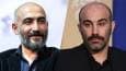 محسن تنابنده، هادی حجازی‌فر، پژمان بازغی و حسن فتحی در زمین مسابقه فوتسال | تصاویر