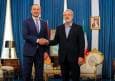 دیدار لاریجانی با دبیر شورای امنیت ارمنستان + ویدئو