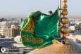 هم زمان با سوم ربیع، پرچم گنبد مطهر رضوی تعویض شد