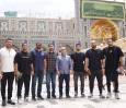 به عشق آقا، برای ایران؛ حضور تیم ملی کشتی در حرم مطهر امام رضا(ع)