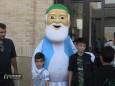 خادمی کودکان عضو کانون فرهنگی هنری کوثر النبی در جشن میلاد پیامبر