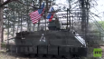 Russian troops from viral video explain why they hoisted US flag
