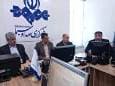 نشست فرماندار و نماینده مهاباد در مجلس با خبرنگاران صدا وسیمای مهاباد