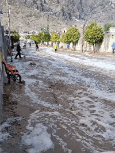 جاری شدن سیل در چرام