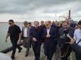 بازدید وزیر جهاد کشاورزی از اسکله بندر کاسپین‌