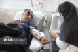 اعزام تیم خون‌گیری انتقال خون کرمانشاه به هرسین و استانداری کرمانشاه