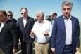 بازدید وزیر جهاد کشاورزی از سایت پرورش میگو ۴ هزار هکتاری گمیشان
