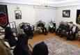 تصاویری منتشرنشده از حضور جمعی از فرماندهان و مسئولان در منزل شهید سلامی