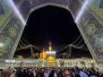 فیلم/ مدیحه خوانی مهدی سلحشور در شب میلاد رسول الله(ص) در حرم رضوی