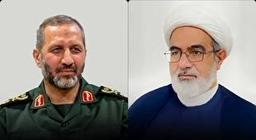 رئیس سازمان قضایی نیروهای مسلح کل کشور با فرمانده هوافضای سپاه پاسداران دیدار کرد