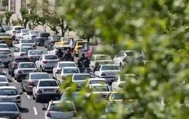 ترافیک سنگین در آزادراه قزوین- کرج- تهران
