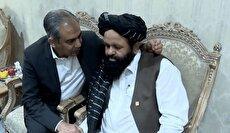 آشتیکنان وزرای افغانستان و پاکستان در تهران (فیلم)