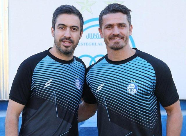 عکس| استقبال از وریا در تمرین استقلال با تونل وحشت خندان!