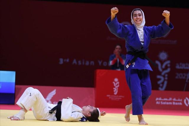 مدال طلای جودو بر گردن مهسا شکیبایی