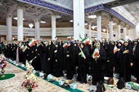 عکس | آیین آغاز سال تحصیلی دانشگاهها و مراکز آموزش عالی کشور در حرم بانوی کرامت